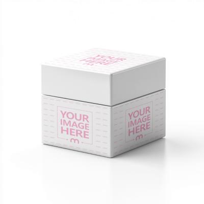 Body Cream Box Mockup for Product Range Showcase