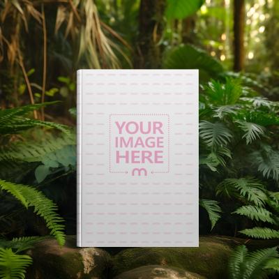 Book Cover Mockup Generator with Jungle Theme