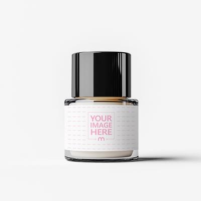 Compact Eye Cream Bottle Mockup for Soothing Formula Campaign