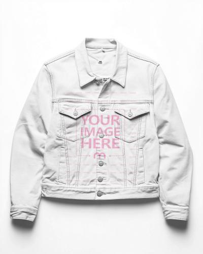 Denim Jacket Mockup for Street Style Fashion Labels