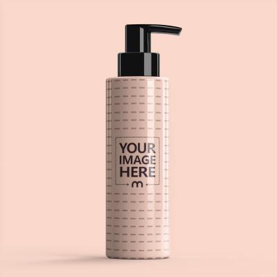 Face Cleanser Bottle Mockup for Gentle Skincare Line