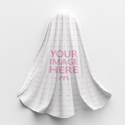 Hijab Mockup Top View for Women Clothing