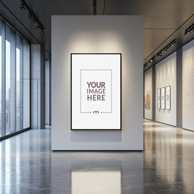 Large Wall Frame Mockup for Statement Gallery Artwork