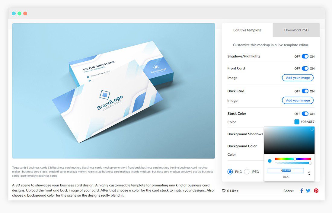 how to use mockup generator templates
