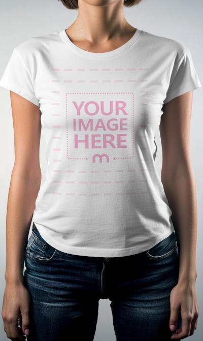 Plain T-Shirt Mockup for Promotional Merchandise