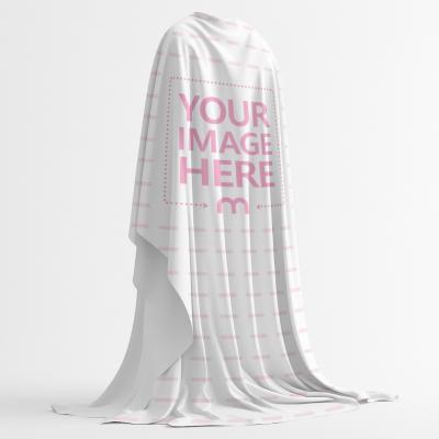 Scarf Mockup on Isolated White Background for Apparel Branding
