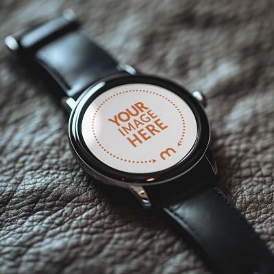 Smartwatch Mockup for Notification System Display