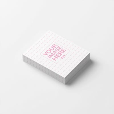 Vertical Business Card Mockup on Surface for Corporate Identity Showcase